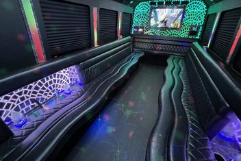 Newton Limo Bus Interior