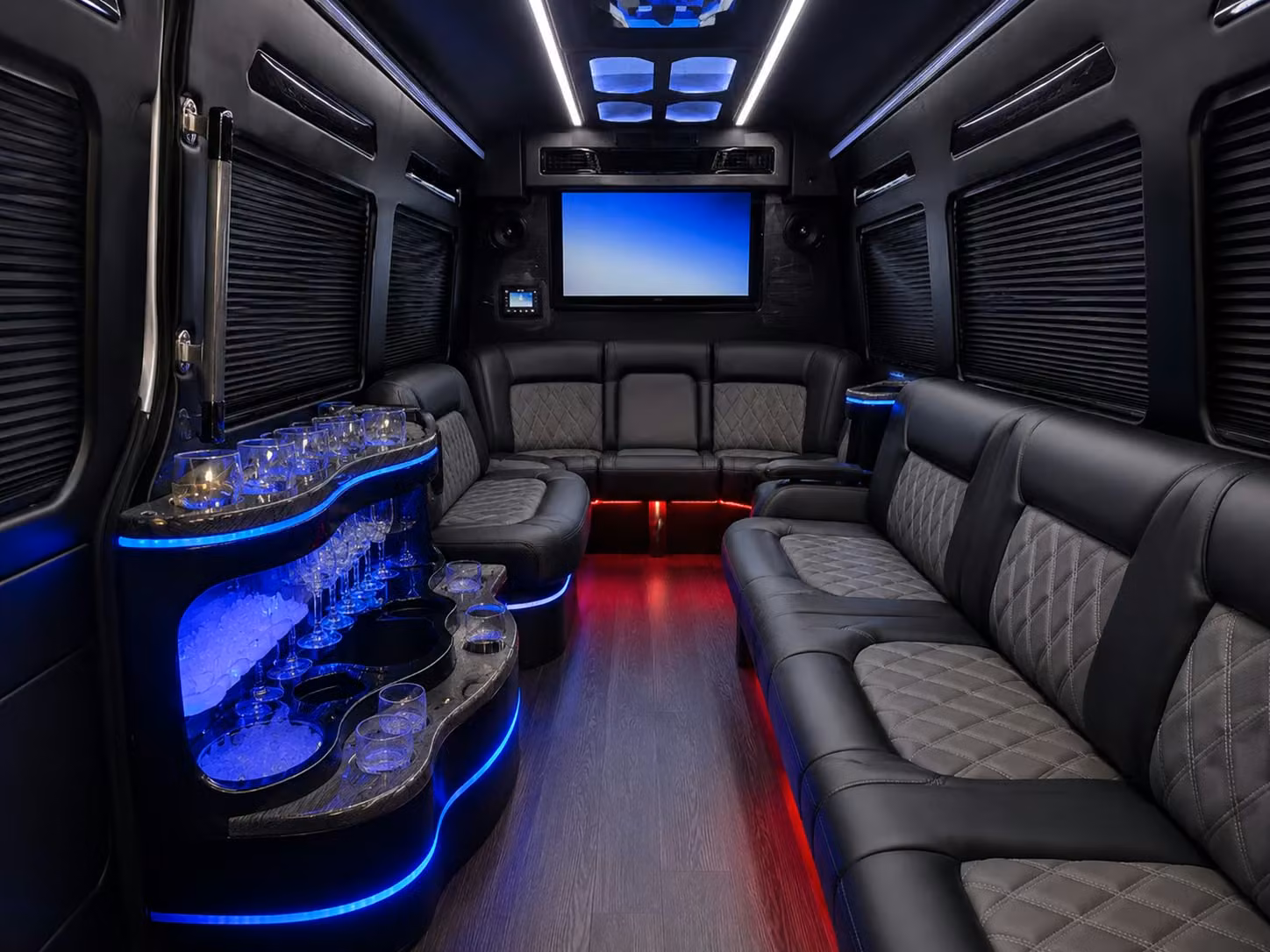 sprinter limousine inside