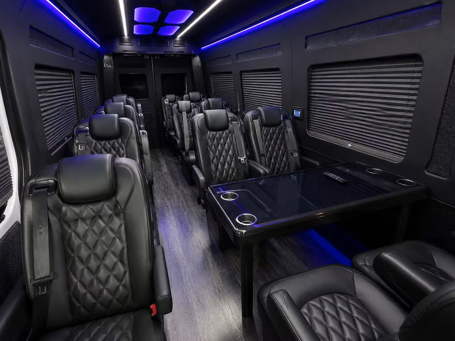 sprinter van with driver inside