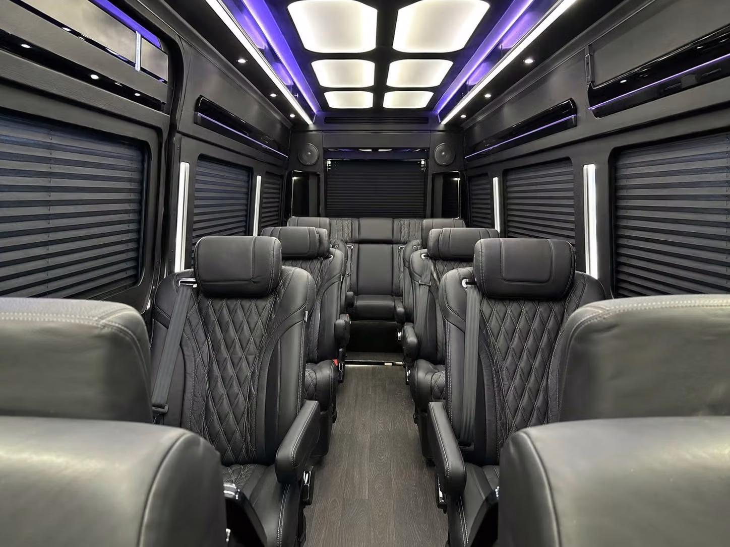 sprinter van with driver interior